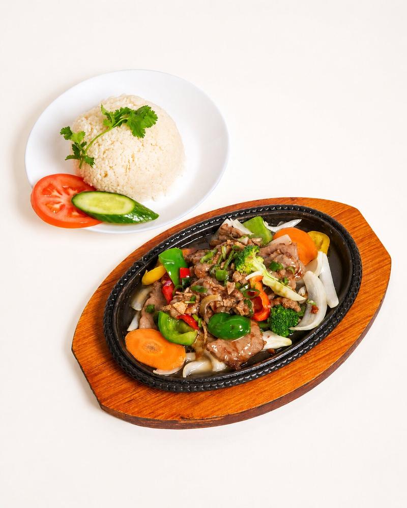 Sizzling beef